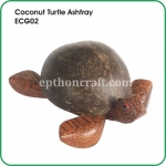 Coconut Turtle Ashtray